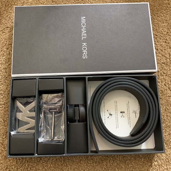 michael kors 4 in 1 belt box set
